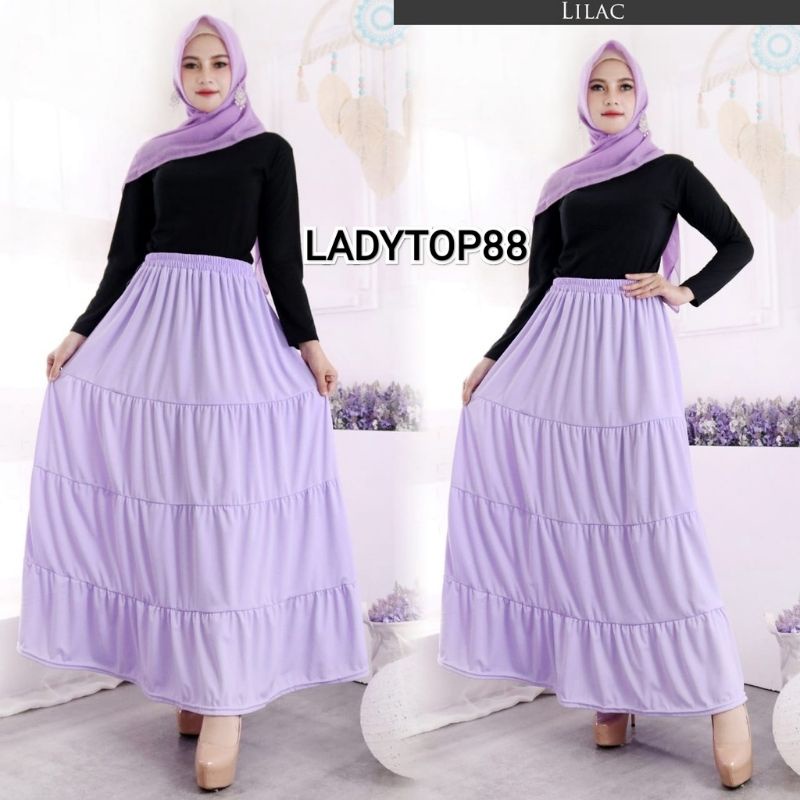 ROK MAXI SUSUN / ROK MODEL MAXI SUSUN PREMIUM / FASHION WANITA SERIES 1