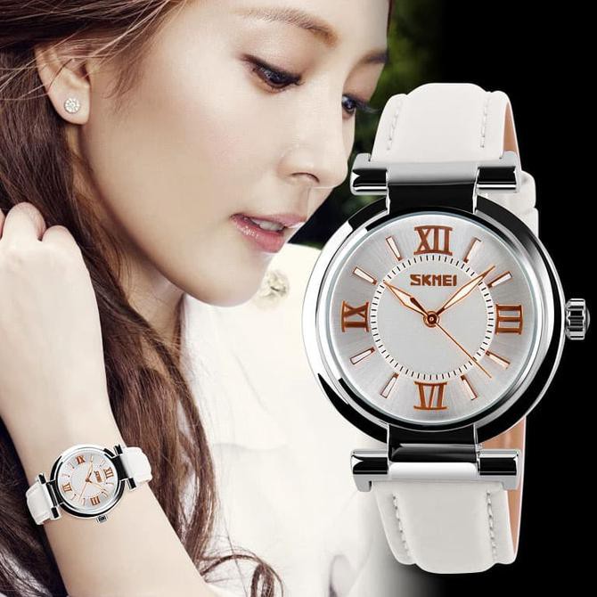 Jam Tangan SKMEI Casio ORIGINAL ANTI AIR Bergaransi Jam Tangan Wanita - Hitam