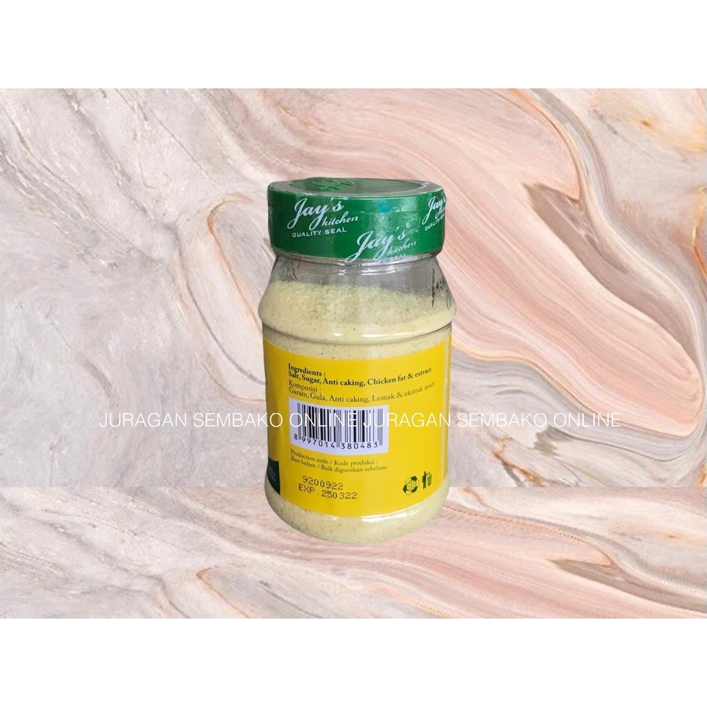 (JSO) jay's CHICKEN STOCK POWDER 150 gr NON MSG / KALDU AYAM BUBUK/ PENYEDAP RASA