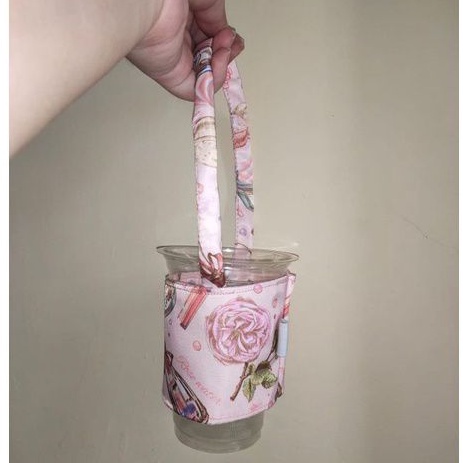 tas gelas carrier/cup holder/tas pegangan gelas/sarung gelas/tas gelas/tentengan gelas