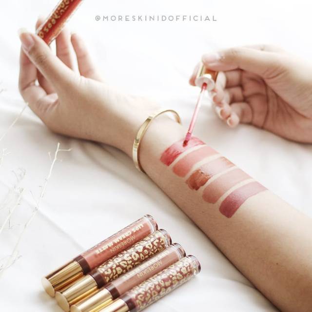 (COD) Moreskin lip cream mate - lipstik mate makeup bibir kering bibir pecah pecah bibir lembab