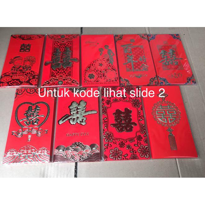 

Angpao Angpau Angbao Amplop Wedding Pesta Nikah Shuang Xi Uk Panjang