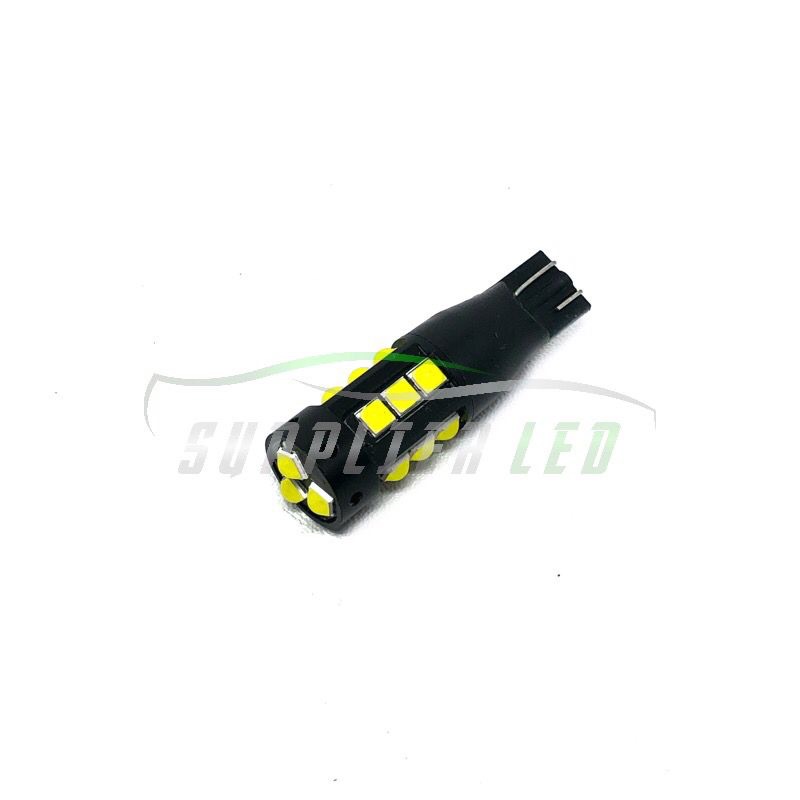 Lampu LED T10 Sein Super Bright Super Terang AES 15 Mata SMD PNP Sepasang