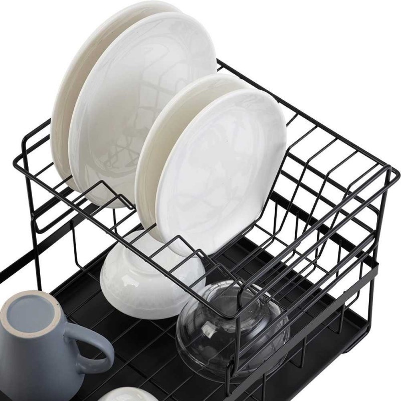 Rak Piring Pisau Pengering Cuci Piring Organizer Dapur Kitchen Drain