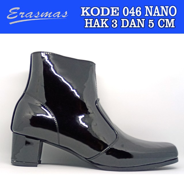 Sepatu Boot PDL Sus 046 Erasmas Resleting KOTAK POLWAN Kowad DISHUB POL PP SIPIR Secwan Security