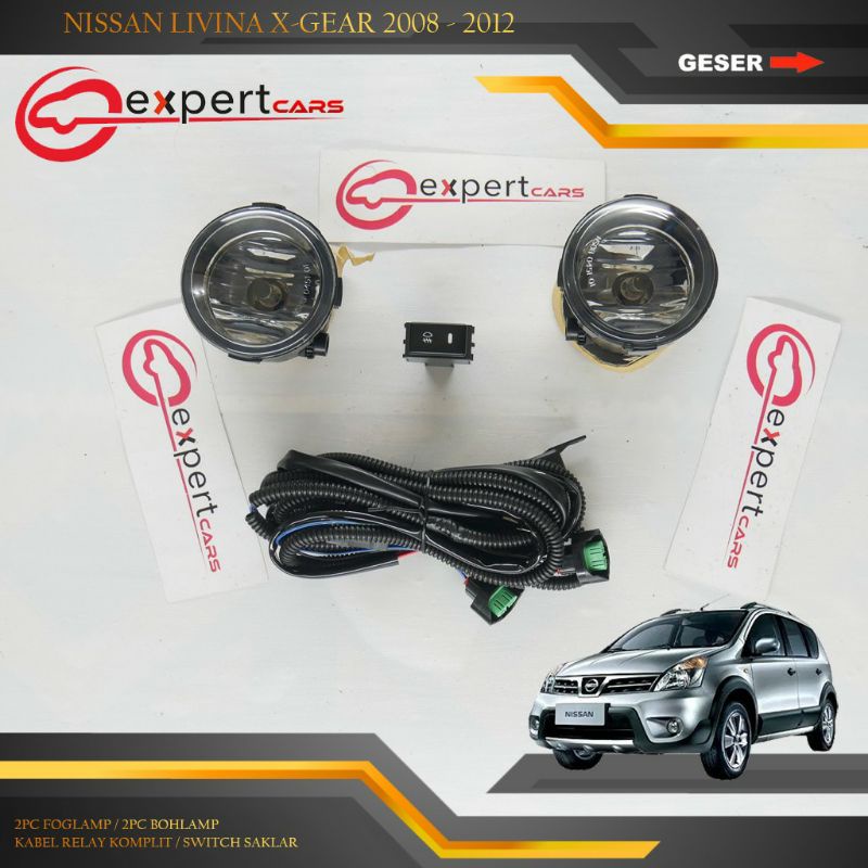 FOGLAMP LAMPU KABUT  GARAD LIVINA X-GEAR 2008 2009 2010 2011 2012