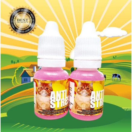 ANTI STRESS KUCING - Vitamin Kucing Tambah Daya Tahan Tubuh Nafsu Makan Kucing