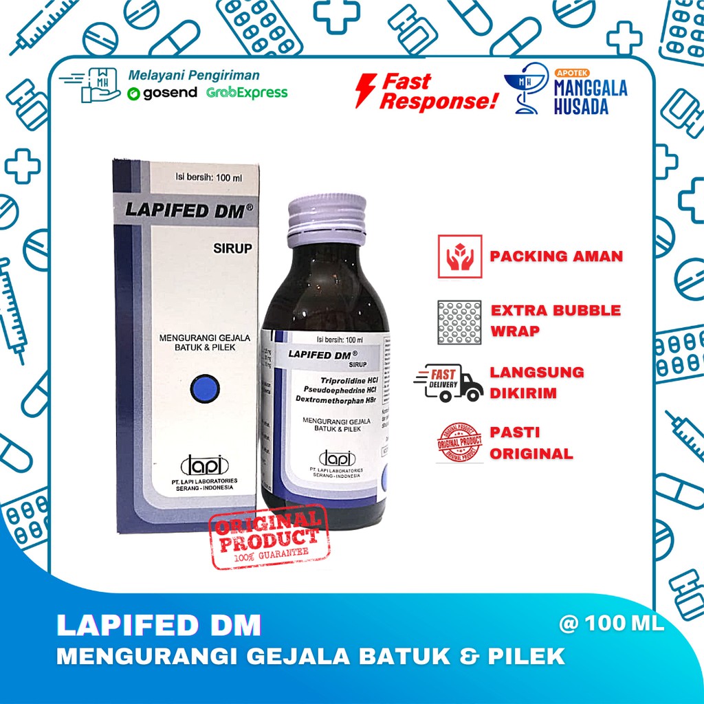 

LAPIFED DM SIRUP @ 100 ML