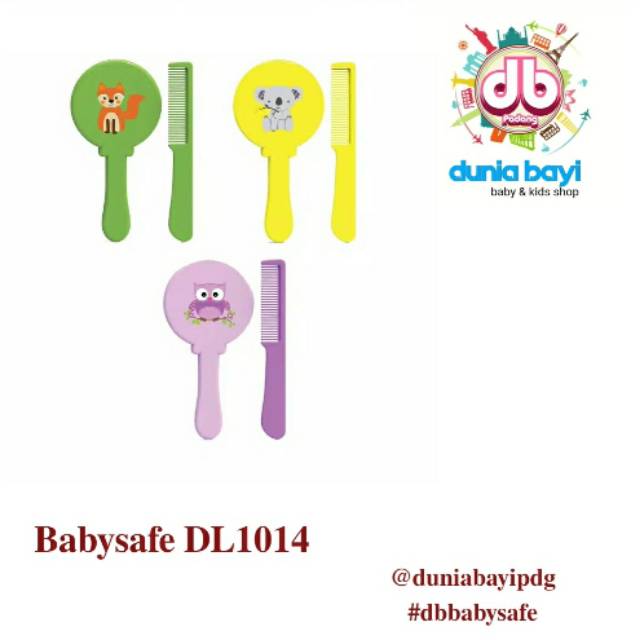 Babysafe brush &amp; comb set / Baby safe sisir bayi - DL114