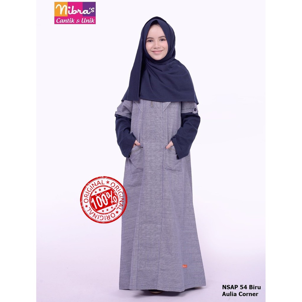 BARU Baju Anak Terbaru Nibras NSAP 54 Biru