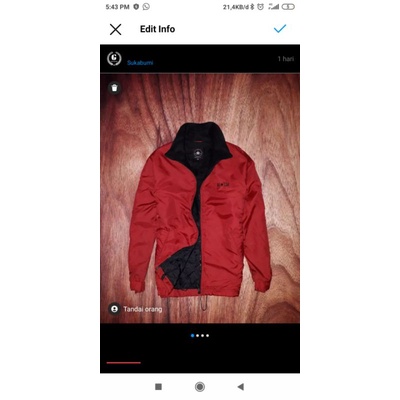 Jaket converse second