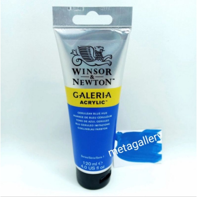 

CAT AKRILIK GALERIA ACRYLIC COLOUR 120 ML CERULEAN BLUE HUE WINSOR & NEWTON