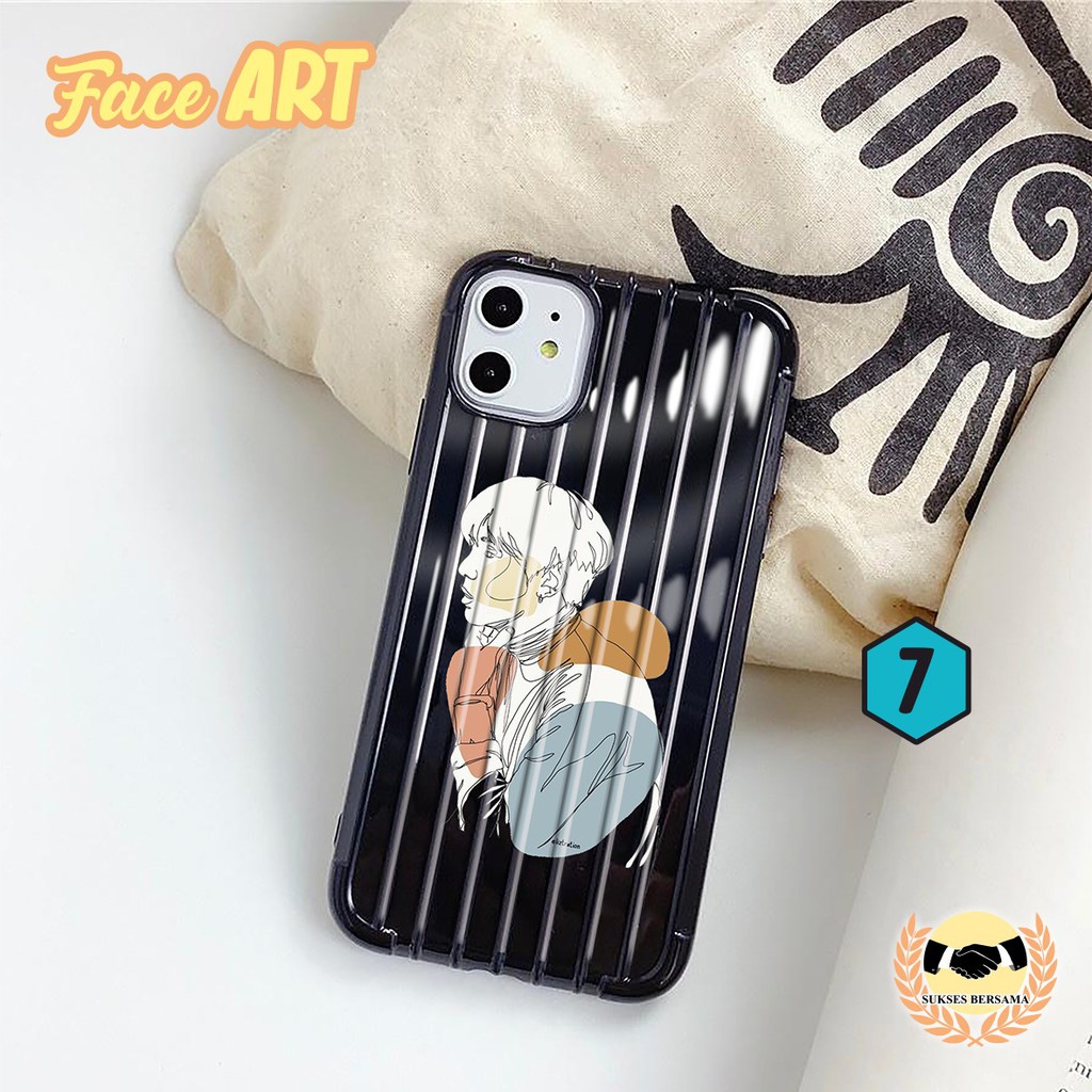 Softcase FACE ART Oppo A3s A1k A5 A9 2020 A7 F9 A5s A31 A52 A92 A37 A53 A83 F1s F11 Pro Reno BSB2227