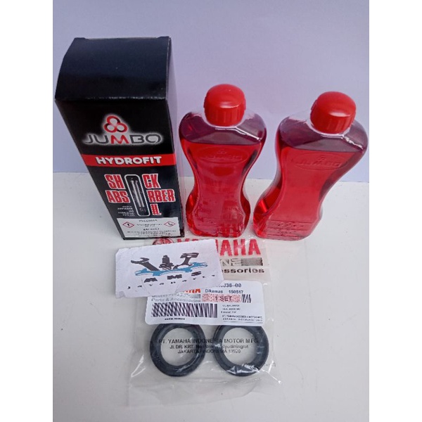 Paket Oli Oli Shock Plus Seal Sil Sok Shockbreaker Depan Yamaha Mio sporty M3 J Fino Xeon Soul GT X 