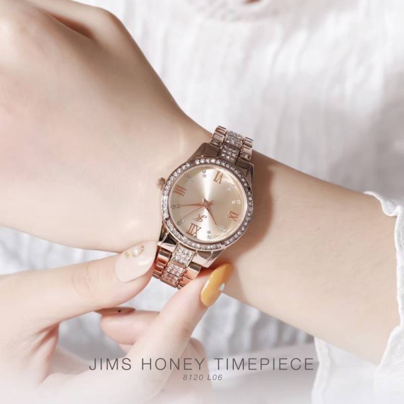 JAM TANGAN WANITA KODE 8120 JIMSHONEY (JHW 8120 )