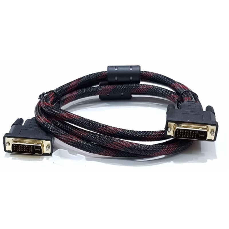 Kabel DVI to DVI 1.5m Gold Plate Dual Link ( DVI-D 24+1 / DVI-I 24+5 )