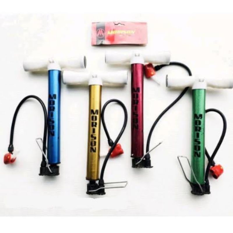 POMPA TANGAN PENDEK MORISON / POMPA BAN MOTOR SEPEDA / POMPA TANGAN PENDEK