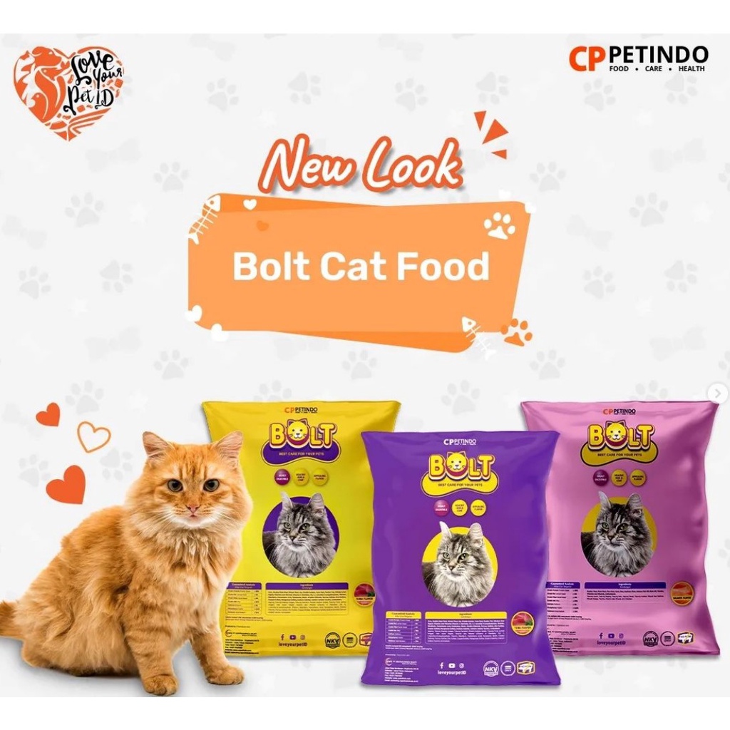 Bolt Makanan Kucing Cat Food Dry