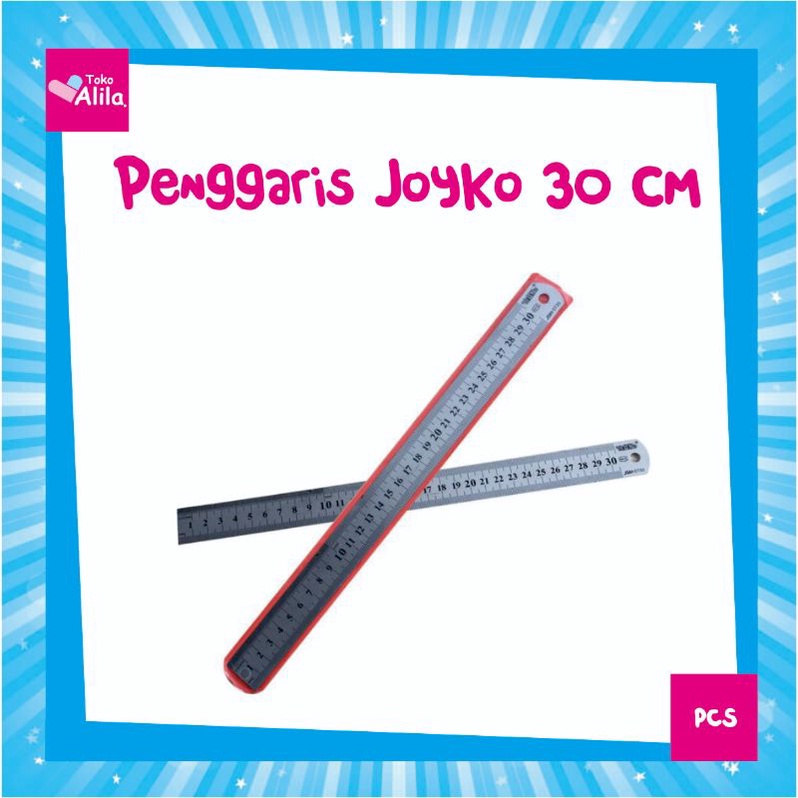 

Ruler / Penggaris / Penggaris Stainless Steel Joyko RL-ST30 Panjang 30 CM