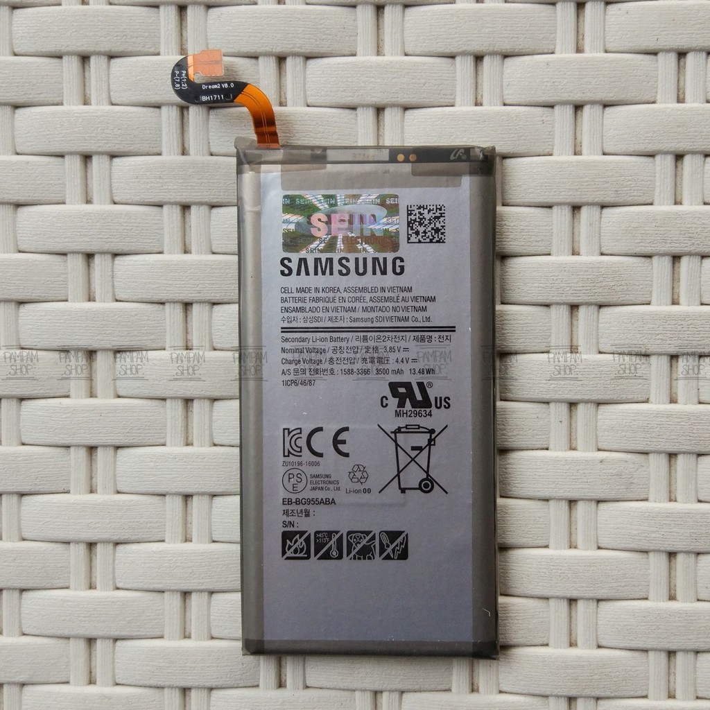 Baterai Handphone Samsung Galaxy S8 Plus G955 SM-G955 Original OEM SEIN Batre Batrai S 8 SM G955 Ori