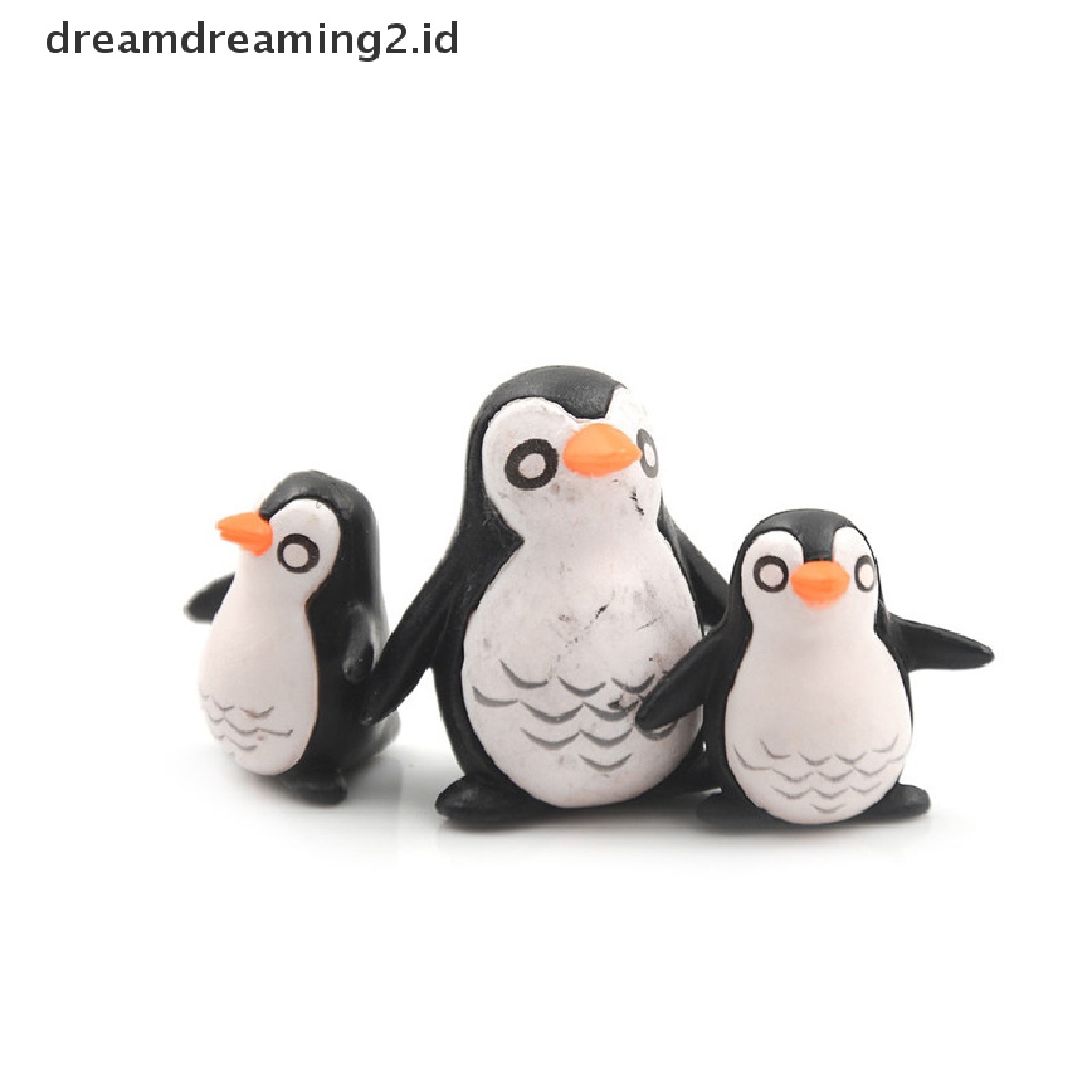 5pcs Ornamen Miniatur Penguin Untuk Dekorasi Rumah Boneka