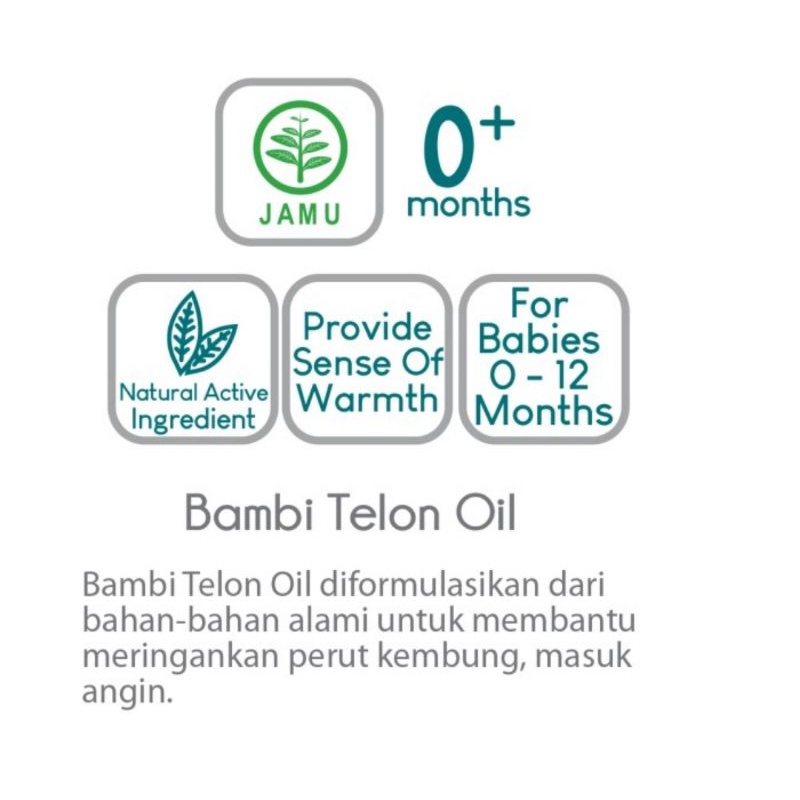 Bambi Baby Minyak Telon 60 ml