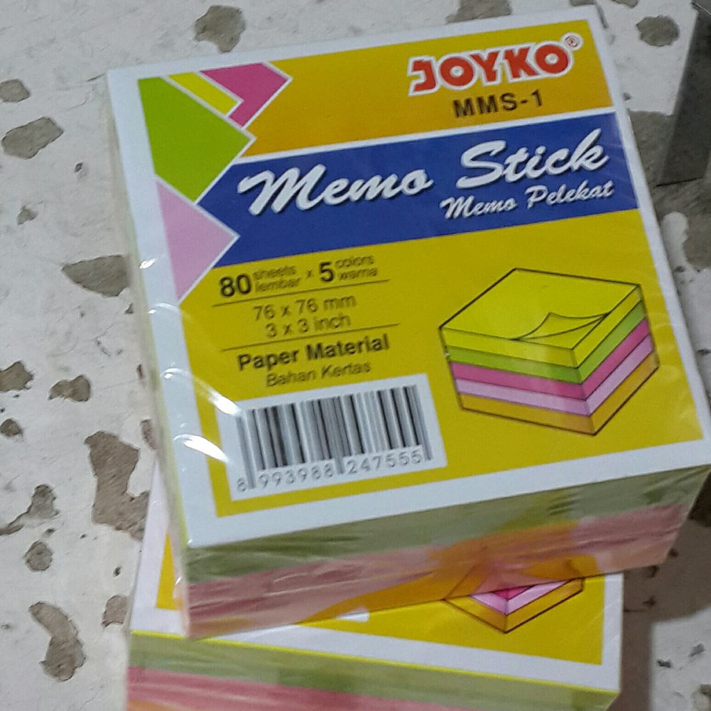 

Memo stick memo pelekat joyko sticky note