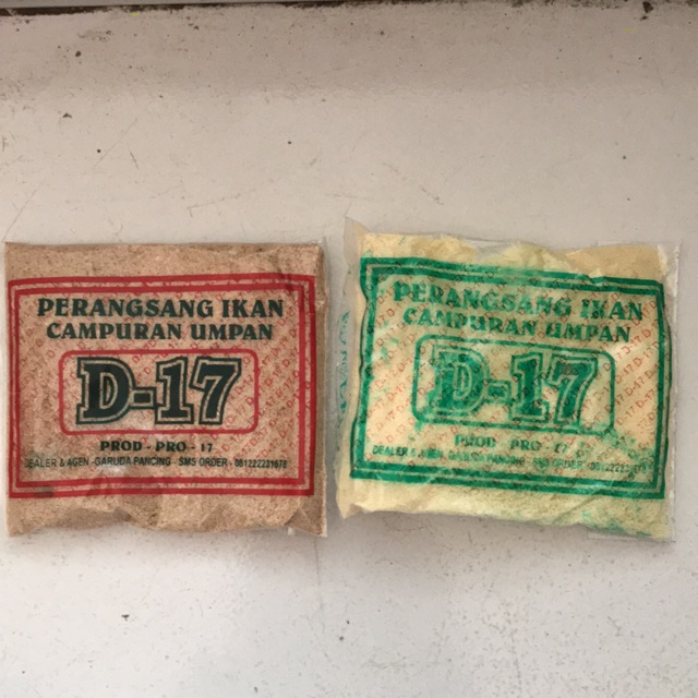 Campuran Umpan Pancing D17/D17 Pisang/D17 Amis