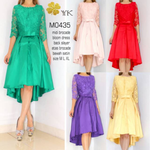 Ykdress 0435 midi bloom dress