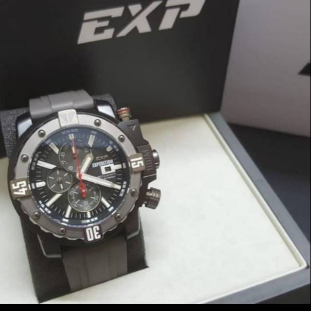 Jam tangan expedition exp302 grey pria original