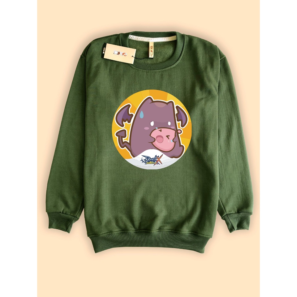 Sweater Sweatshirt Gaming Ragnarok X Deviruchi Poring