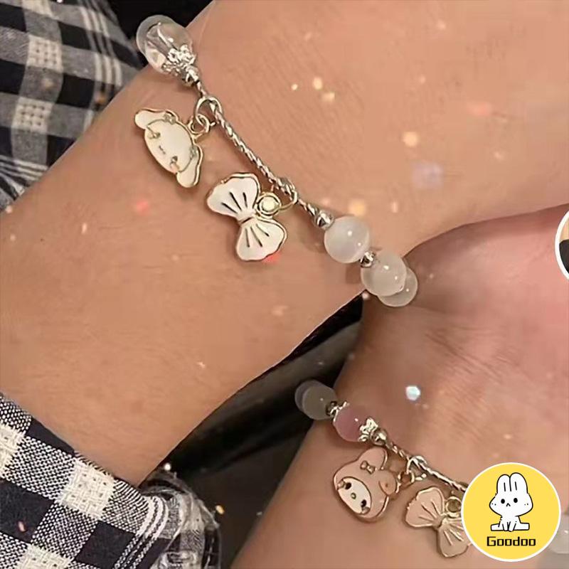 Melody Cinnamon Dog Opal Gelang Lucu Sederhana Gelang Hadiah Pacar -Doo