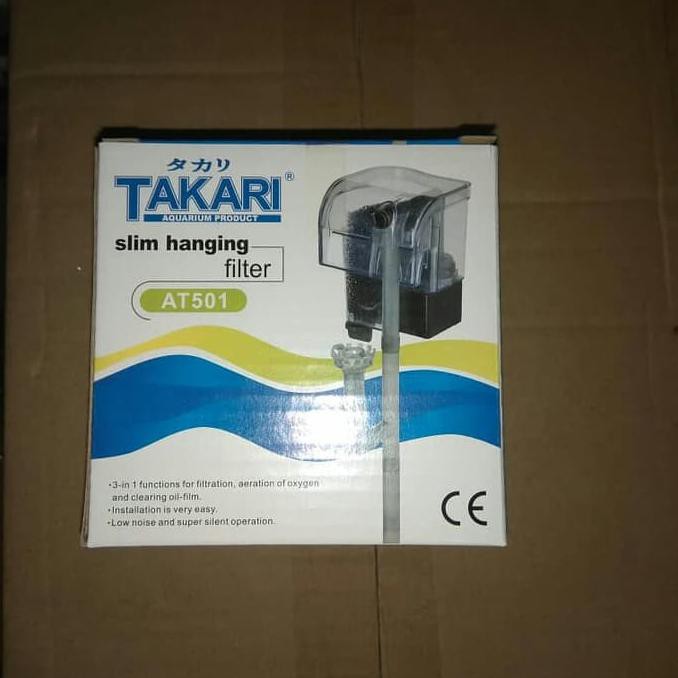 Kualitas Terbaik Aquarium Filter Gantung Takari AT 501 SDW66