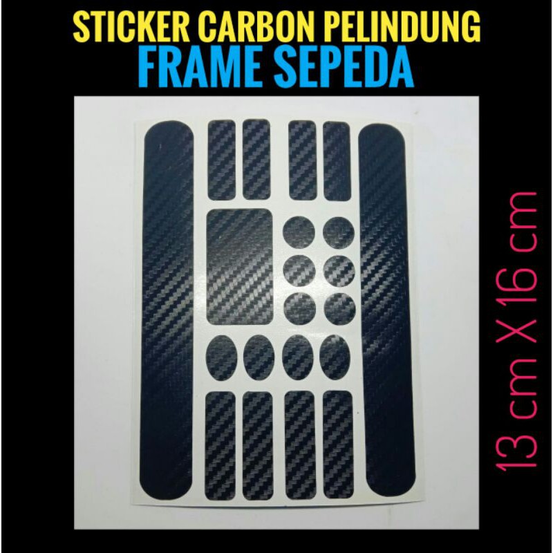 Stiker Pelindung Frame Sepeda Sticker Carbon