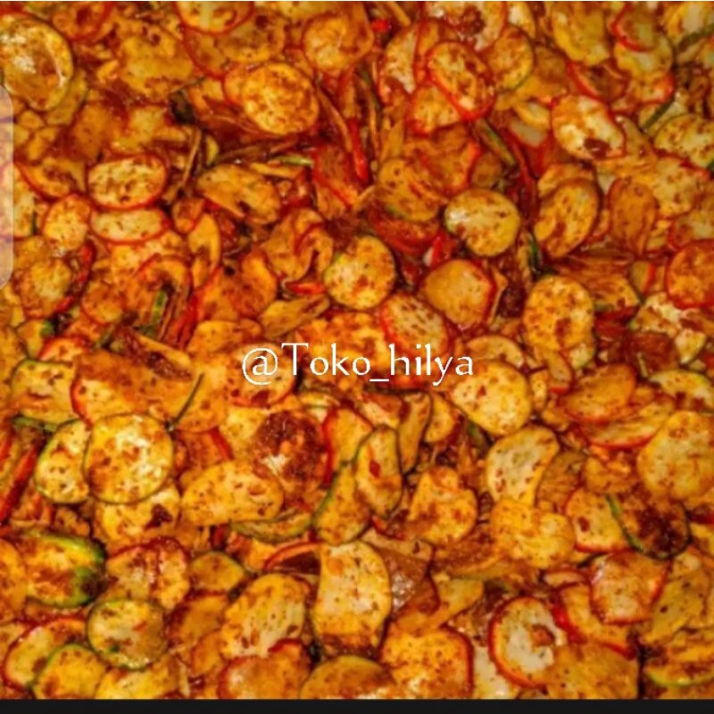 

kerupuk bawang pedas/ original daun jeruk