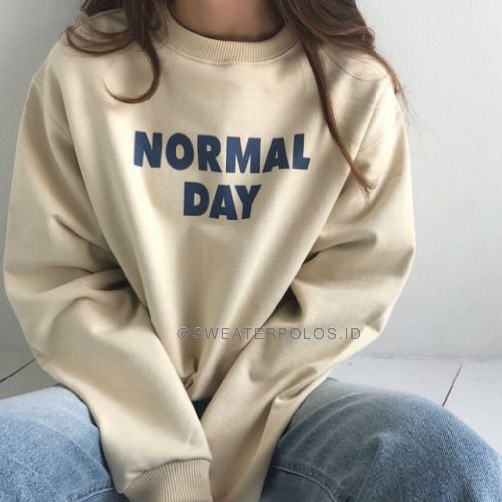  SWEATERPOLOS  JAKET BASIC SWEATER NORMAL DAY M XXL 