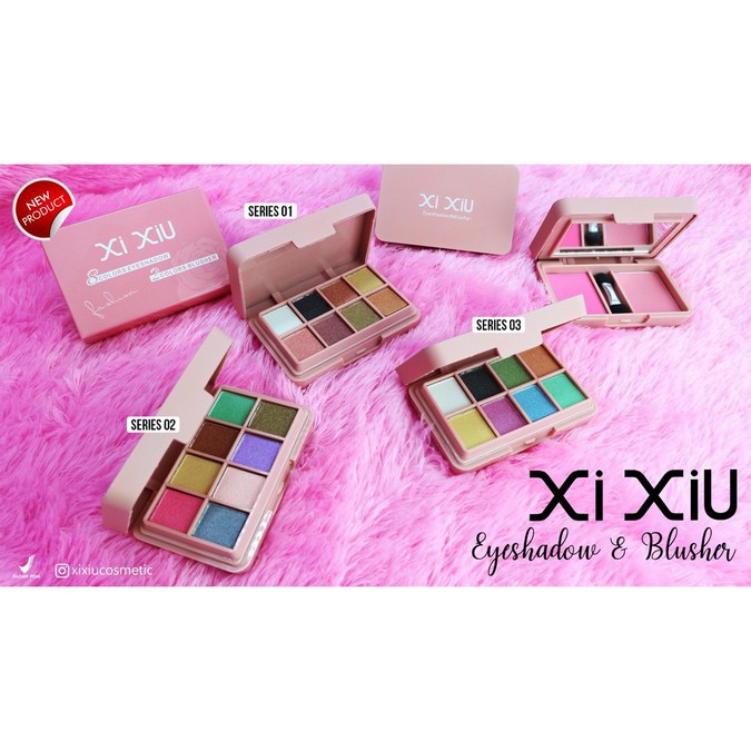 Xi Xiu 8 Eyeshadow + 2 Blush On