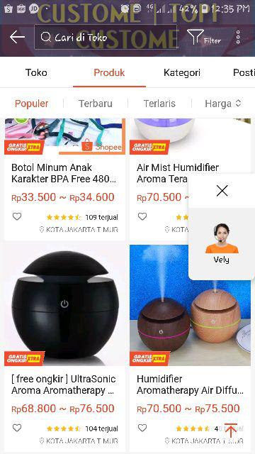 Air Mist Humidifier Aroma Terapi Diffuser Essential Oil Ultrasonic Led Air Diffuser 200ml