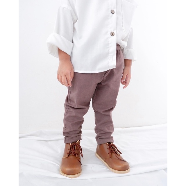 LITTLECAIM - LOKA BASIC PANTS ( celana chinos anak unisex)