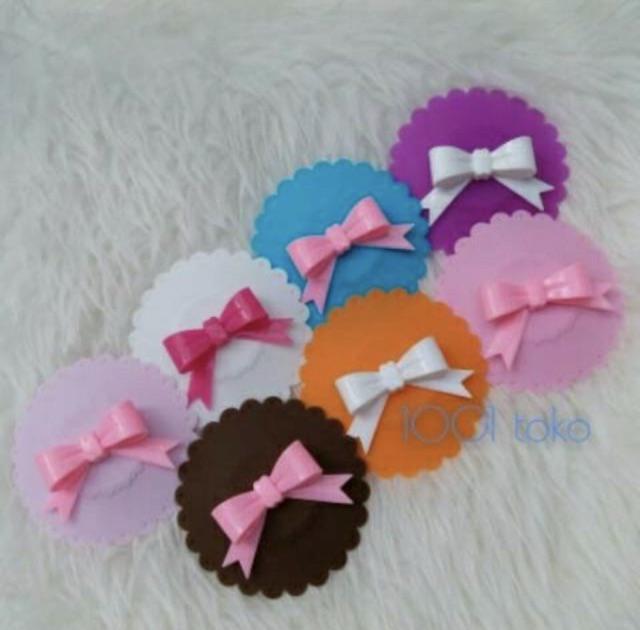 Tutup Gelas Silikon Pita, Stoberi, Kupu2, Flamingo, Panda, Gajah, Bebek, Chef