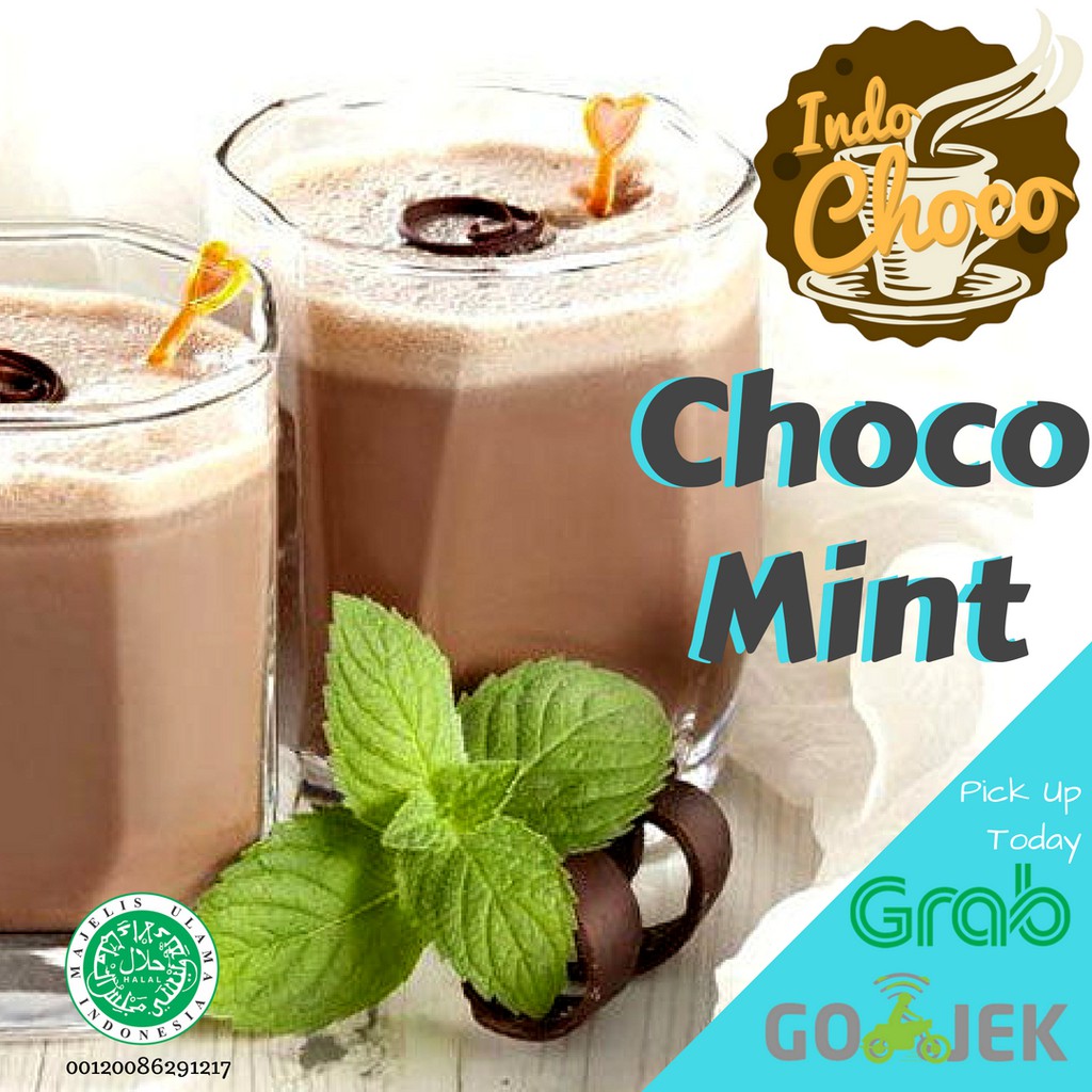 Choco Mint 1 Kg / Bubuk Minuman Coklat rasa Choco Mint / Bubuk Nyoklat Choco Mint Chozo