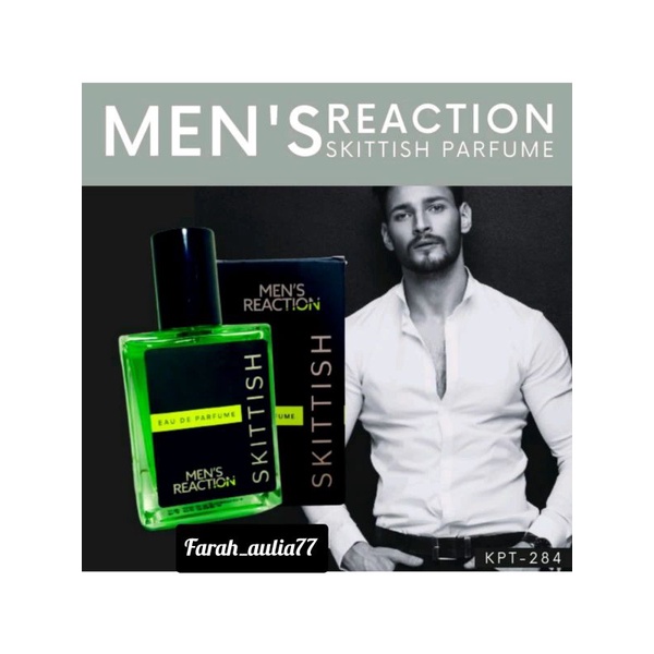 PARFUM SKITTISH ORIGINAL 35 ML MENS REACTION AROMA MEWAH TAHAN LAMA