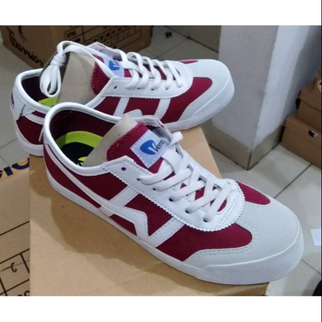 Ventela Shoes W 301 Tali Maroon/White Original 37-42