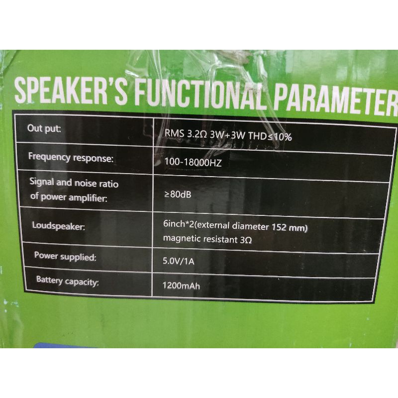 Speaker JBK-6530 Returan 6inch*2