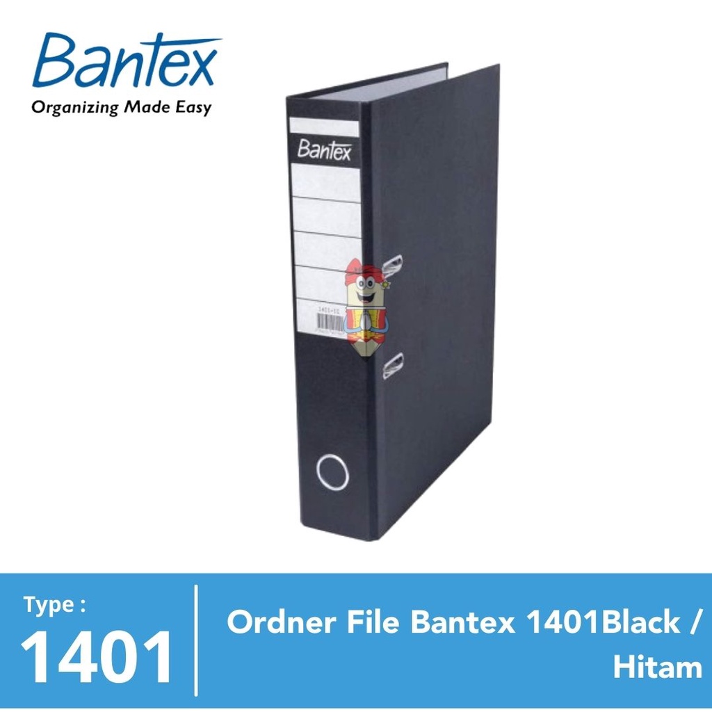 

Ordner Folio Bantex 1401 Black / Hitam