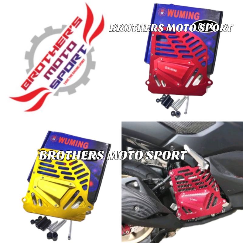 tutup radiator nmax new cover radiator wuming new aerox connected