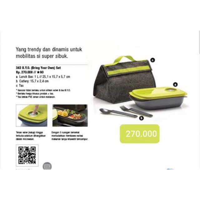 Tupperware byo bring your own set