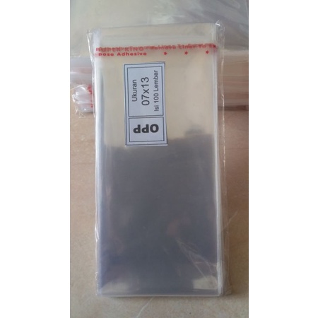 Plastik OPP 7x13 tebal 03 micron