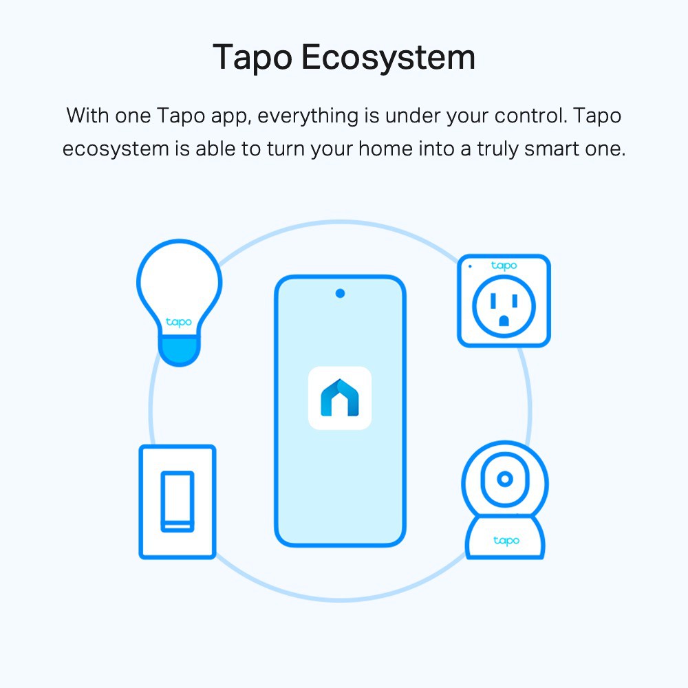 Tapo L510E Smart Wi-Fi Light Bulb Dimmable Lampu Wireless Wifi