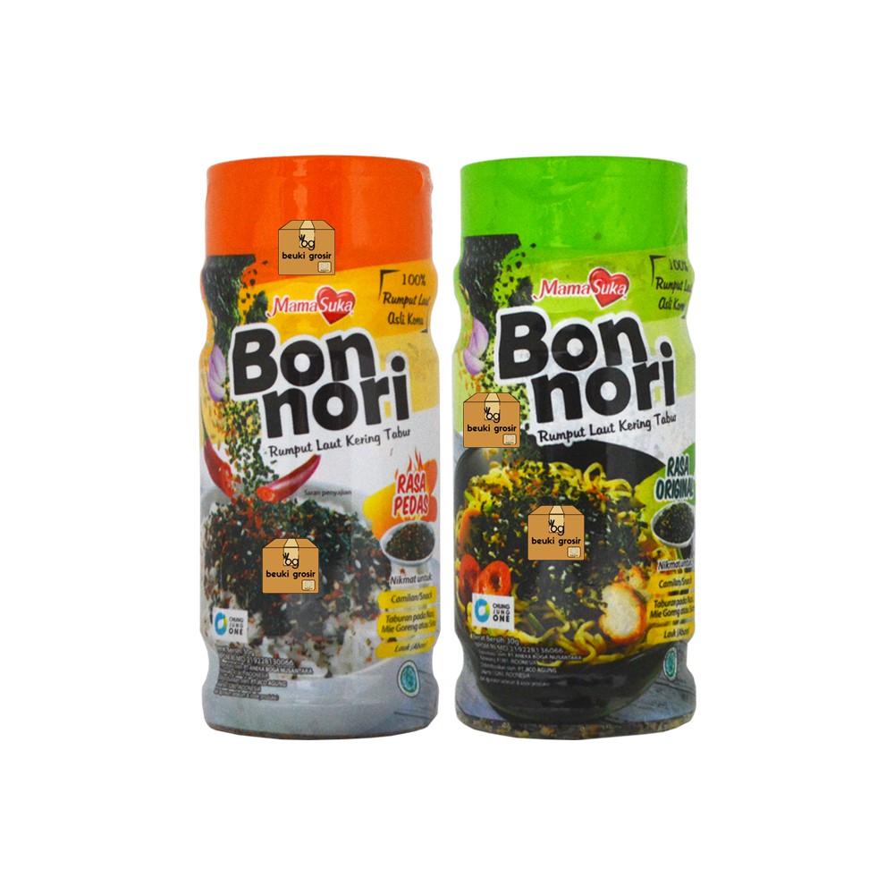 

Bon Nori Rumput Laut Kering Tabur Kemasan Botol - 30gr